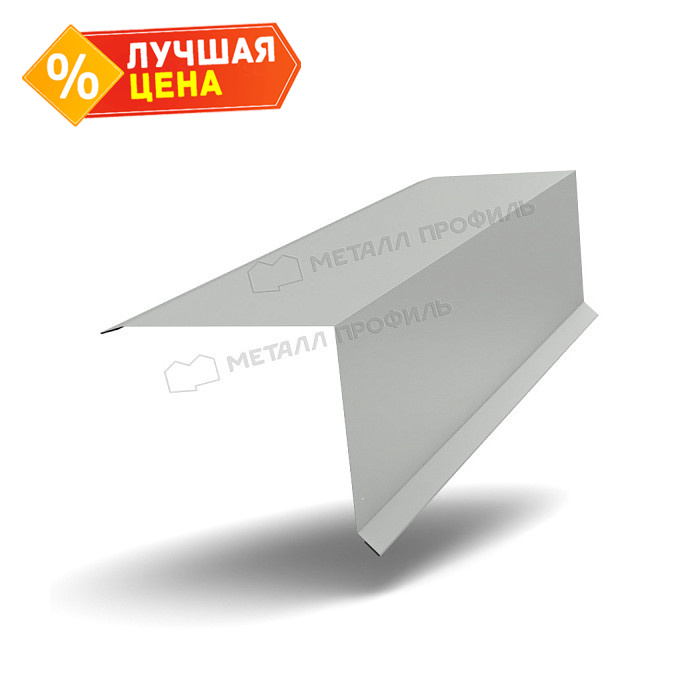 Планка торцевая 135х145х2000 (ECOSTEEL-01-БелыйКамень-0.5)