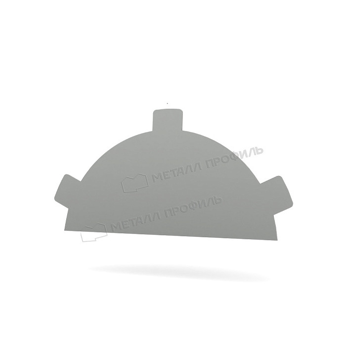 Заглушка конька круглого простая (ECOSTEEL_MA-01-Сосна-0.5)