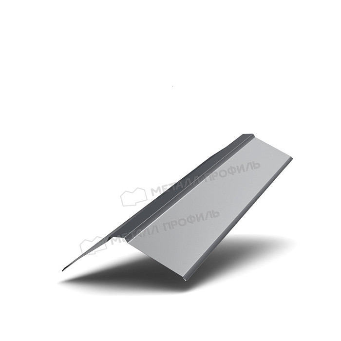 Планка конька плоского 120х120х2000 (ECOSTEEL-01-БелыйКамень-0.5)