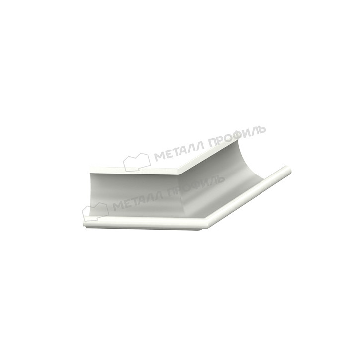 Угол желоба наружный 135 градусов МЕТАЛЛ ПРОФИЛЬ Foramina PUR D150 Ral 8017